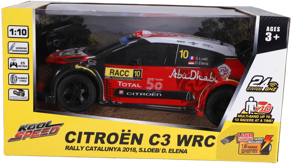 Citroën - Radiografisch bestuurbare auto - 1:10-schaal - 2,4G WRC