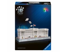 Ravensburger - Iconics: Buckingham Palace met licht - 3D Puzzel - 216 Stukjes - Bouwset voor kinderen vanaf 8 jaar