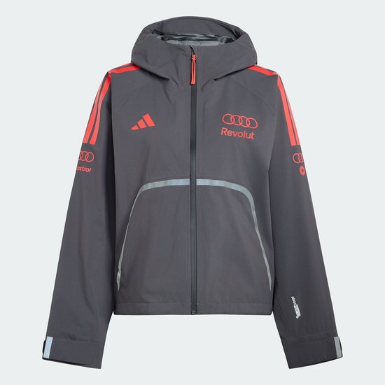 Adidas Performance Audi Revolut F1 Team Monteursregenjack - Dames - Zwart van Merkloos — afbeelding 3