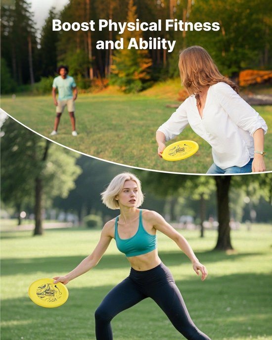 VEVOR Disc Golf Starter Set (3 Stuks), Frisbees voor Full Body Krachttraining, met Putter, Mid-Range, Driver, Pdga Goedgekeurd, voor Tuin, Gazon, Strand En Park Buiten van VEVOR — afbeelding 4