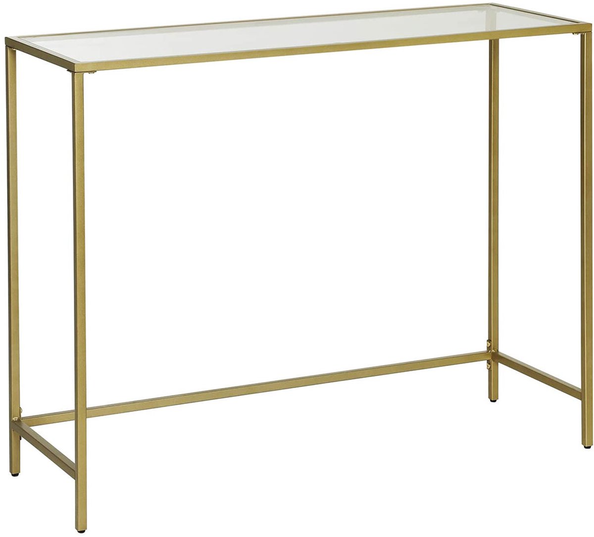 Consoletafel – Modern design – Hout/Metaal – Zwart