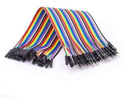 Jumper Wire Kabelset 40 Stuks 20cm F2M Vrouwelijk naar Mannelijk voor Arduino en Raspberry Pi