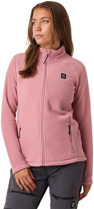 Sensor merinowol Double face Tshirt lange mouw met rits lila dames Sensor merinowol Double face Tshirt lange mouw met rits lila dames
