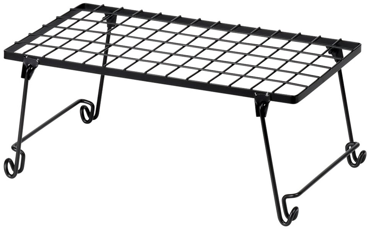 Keukenplank Metaal Zwart 36x22x15 cm 3 stuks - Plank voor Keuken - Keukenkast - Keukenrek - Kruidenrek - Kruidenhouder