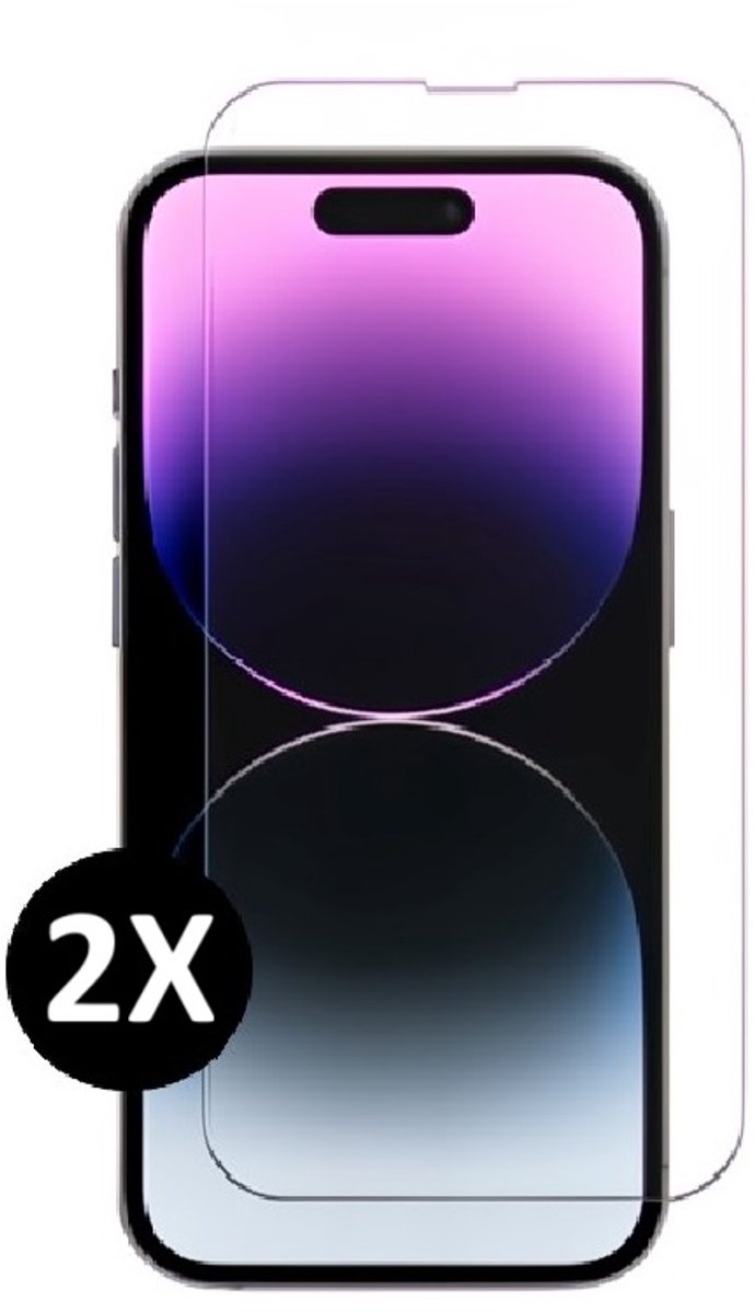 Kbstronics screenprotector geschikt voor iPhone 17 - 2 stuks - Extra Sterk - Tempered Glass- beschermglas