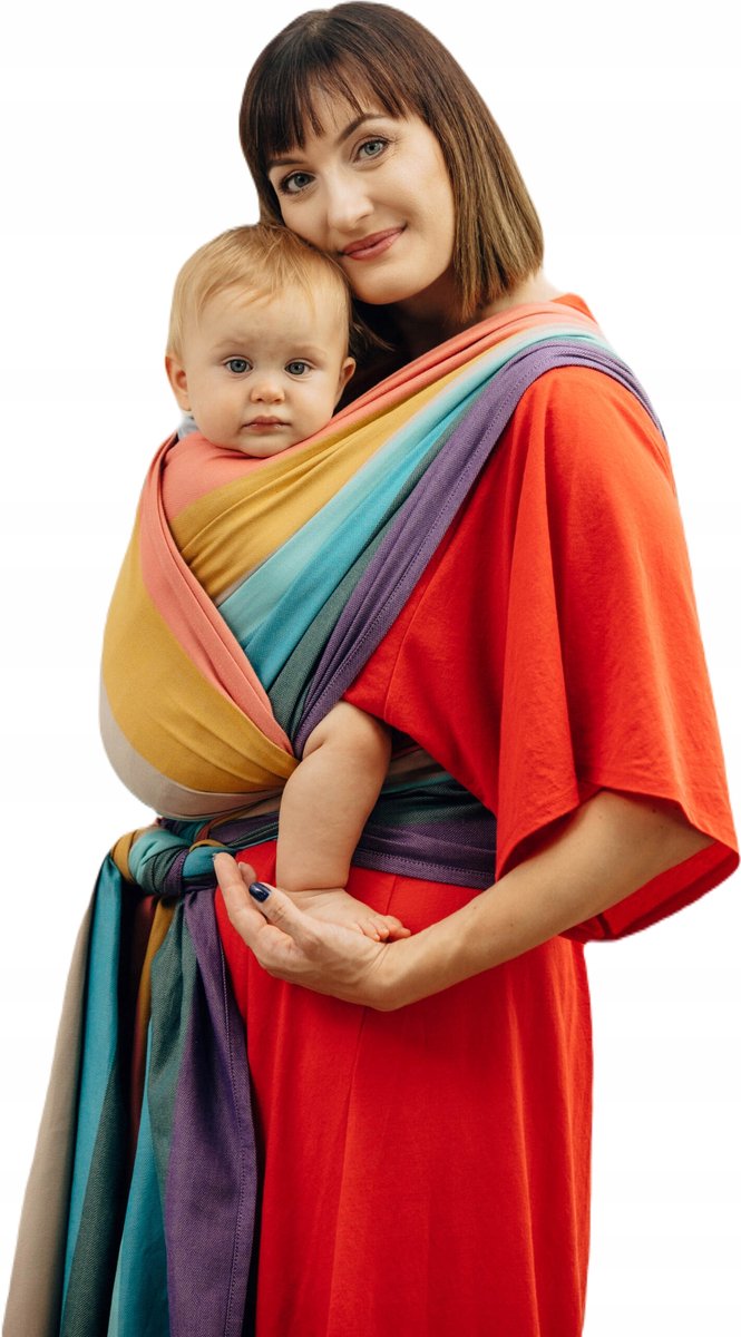 LennyLamb Geweven Draagdoek Pastels - 5.2m