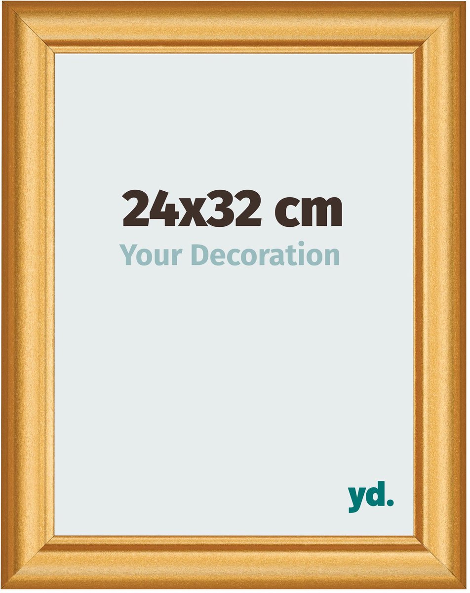 Your Decoration - Fotolijst 24x32 cm - MDF - Goud Mat - Lazio