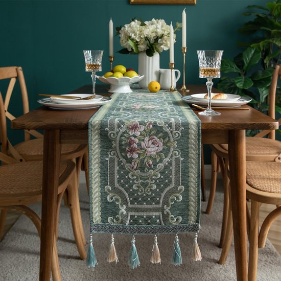 Tafelloper Kerstmis Kersttafel Deko Tafelkleed Kerstdecoratie Kersttafelkleed Läufer Rood Modern