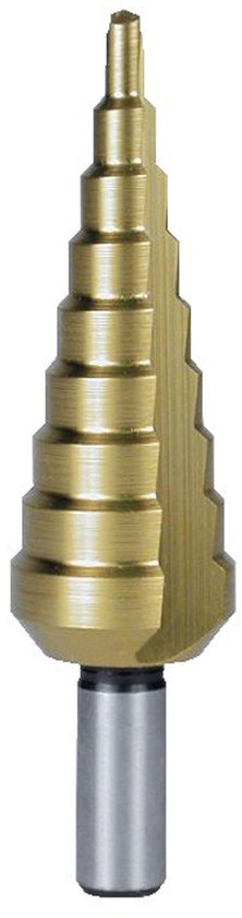 Ruko Foret étagé HSS-TiN, rectifié, avec pointe fendue 101051TTX