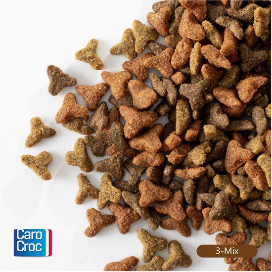 Carocroc 3-Mix - Kattenvoer - Gevogelte Rund 12.5 kg