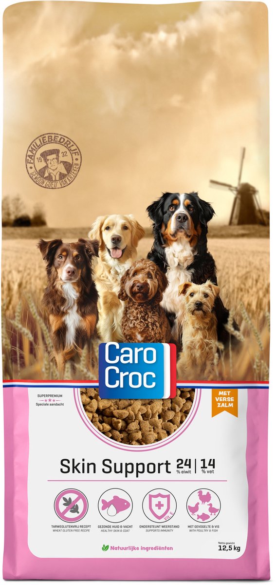 Carocroc Super Premium Skin Support 24/14 125 kg - Hond