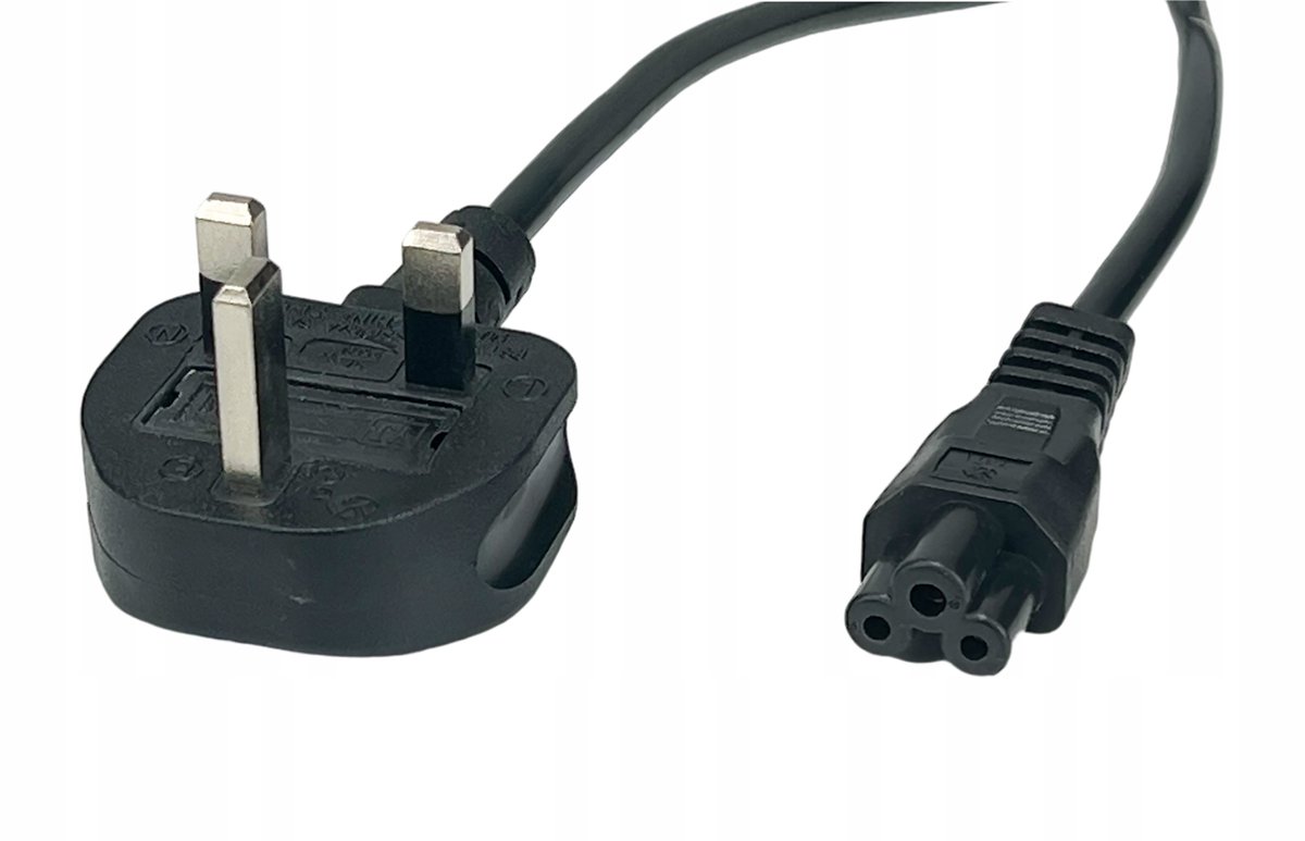 POS AC Stroomkabel C5 Klaverblad UK 1,5m