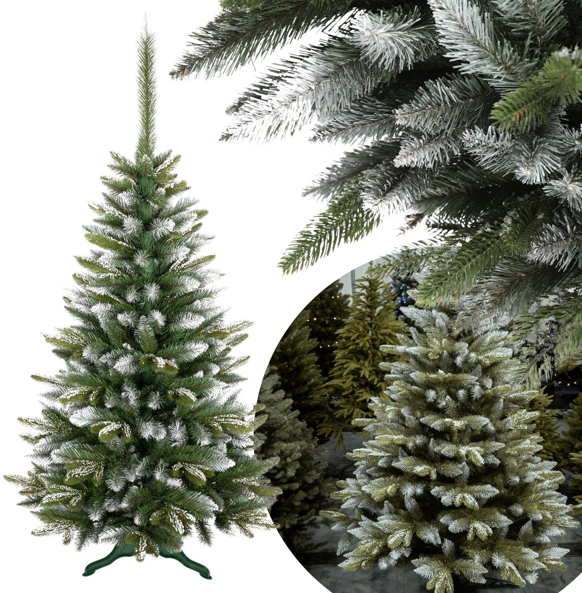 Kerst Kunstboom Bergamo Diamant PVC 150 cm