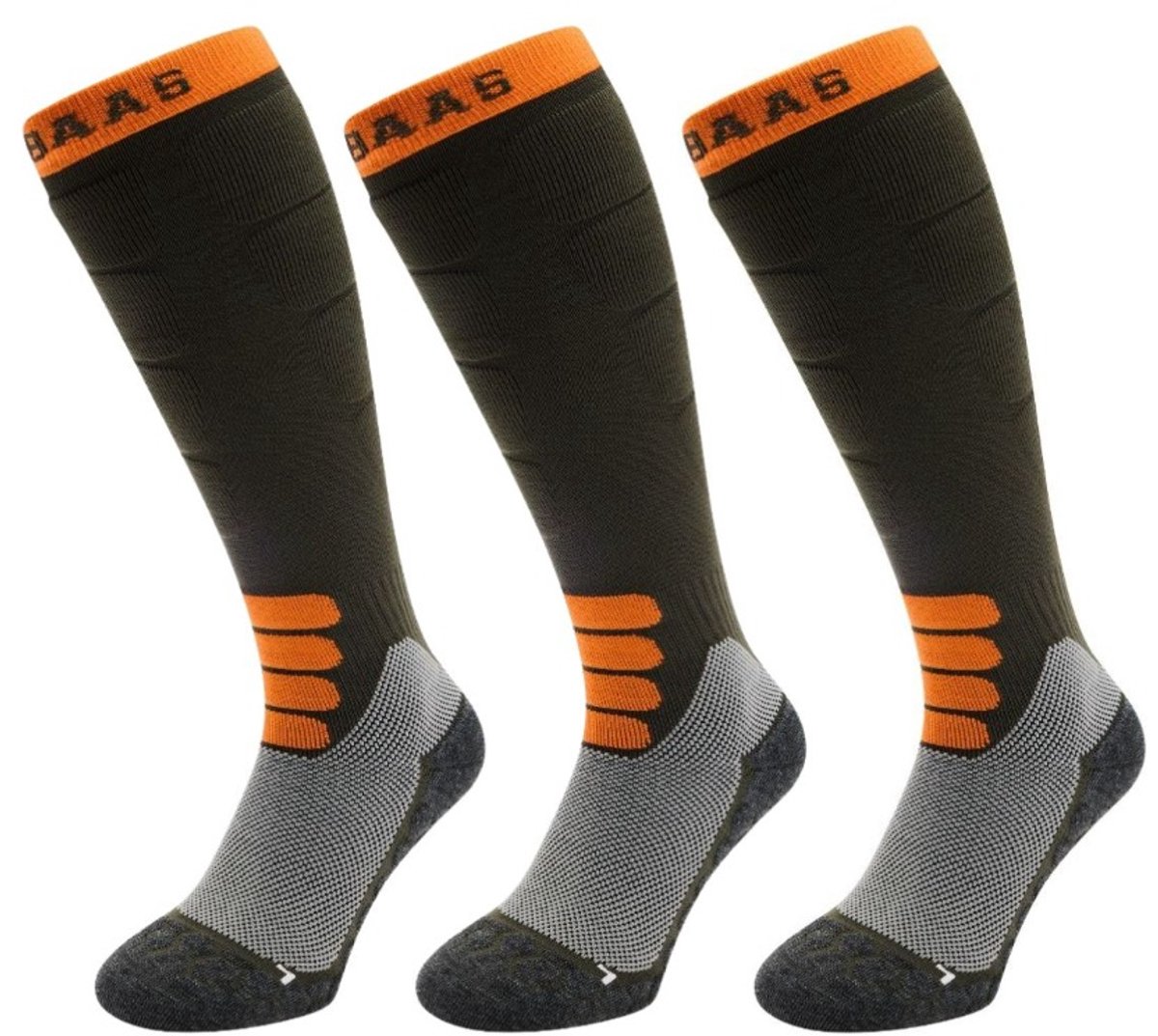 Poederbaas Skisokken Merinowol Pro 3-pack Groen
