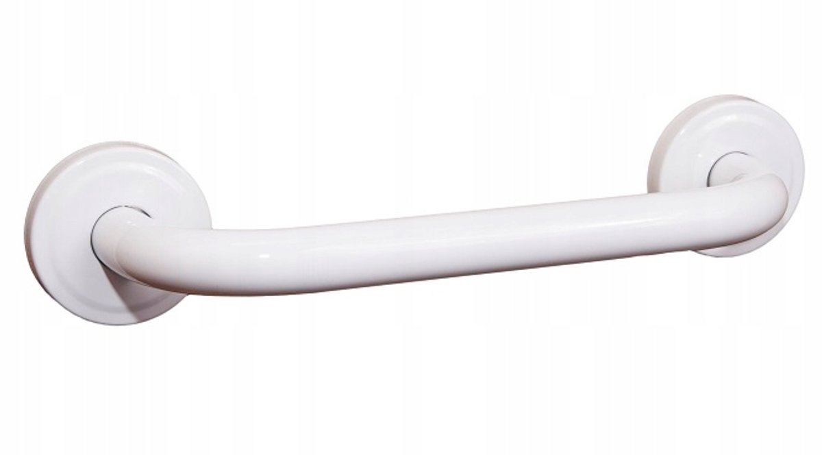 Bisk Wandgreep voor Bad 228 mm Wit 04790 Metaal