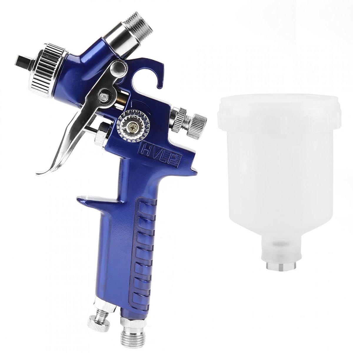 Spuitpistool, spuitpistool voor pneumatische verf, H-2000A, 125 ml, 0,8/1,0 mm, spuitpistolen voor spuitpistool (1,0 mm)