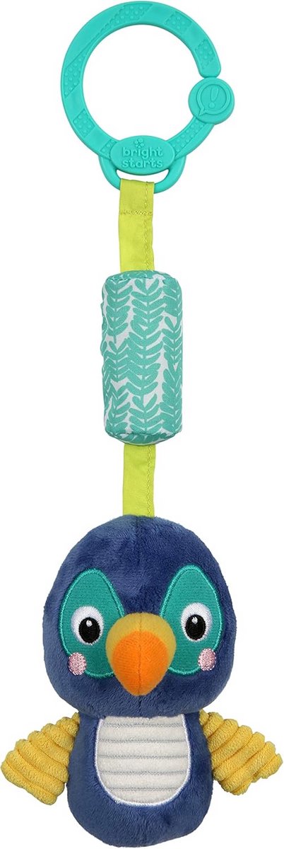 Ontwikkelingsspeelgoed Tukan Blauw Knuffel met Muziek voor Baby's en Kinderwagen