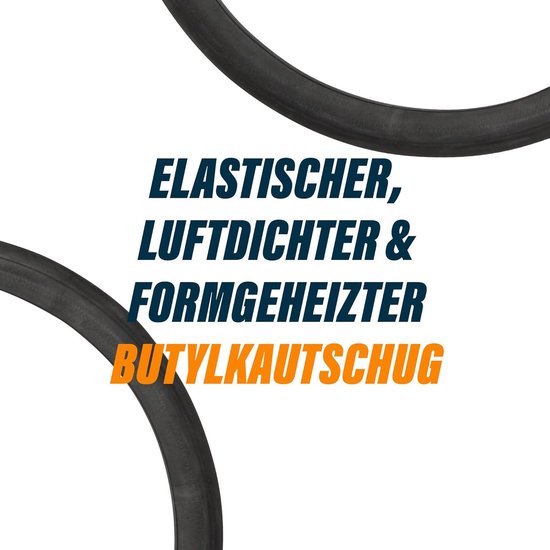 Prophete Fietsbinnenband Set – 2 Stuks, 28/27 Inch, Autoventiel, Past Op Meerdere ETRTO Maten