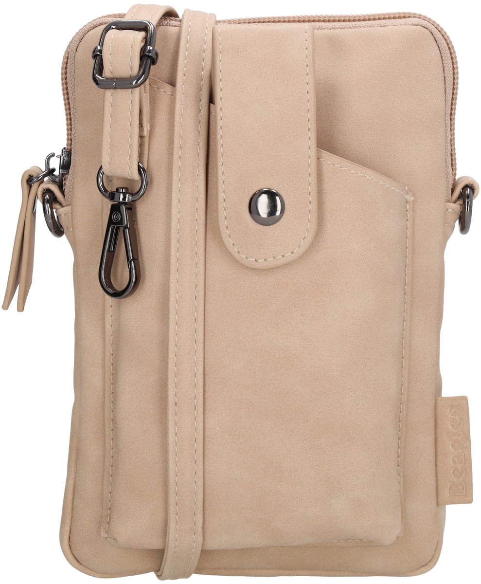 Beagles Lourenza Telefoontasje - Phonebag - Crossbody - Dames - Lichttaupe