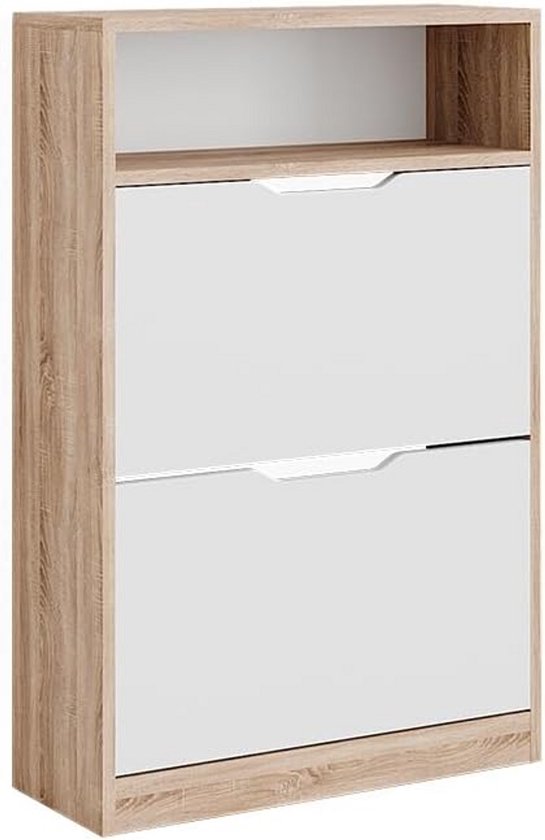gowoll Schoenenkast, smal schoenenrek, metaal, hoog, met magnetische
