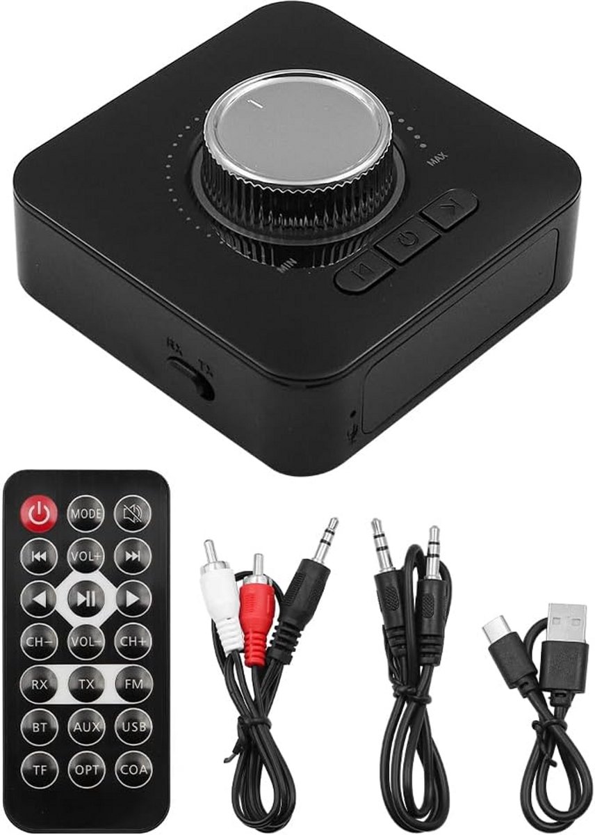 Draadloze Bluetooth Ontvanger en Zender 2-in-1 met 3.5mm Stereo en RCA