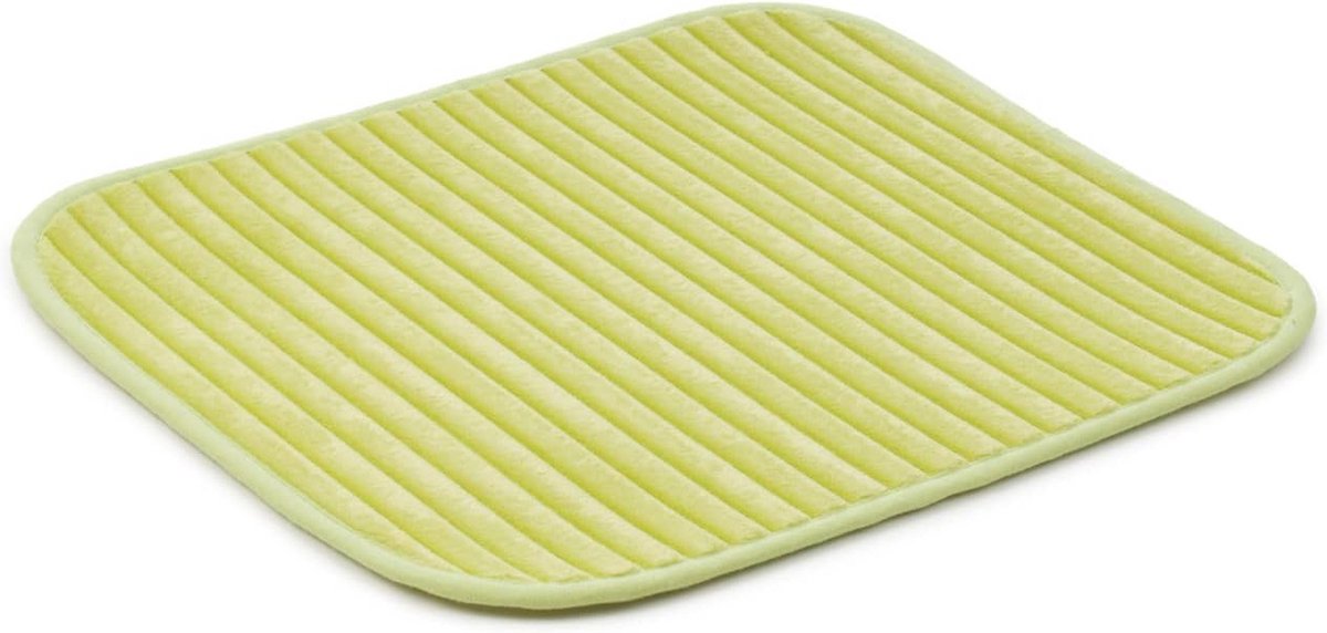 Zachte Badmat in Corduroy Look - Antislip & Geschikt voor Vloerverwarming - 50x45 cm