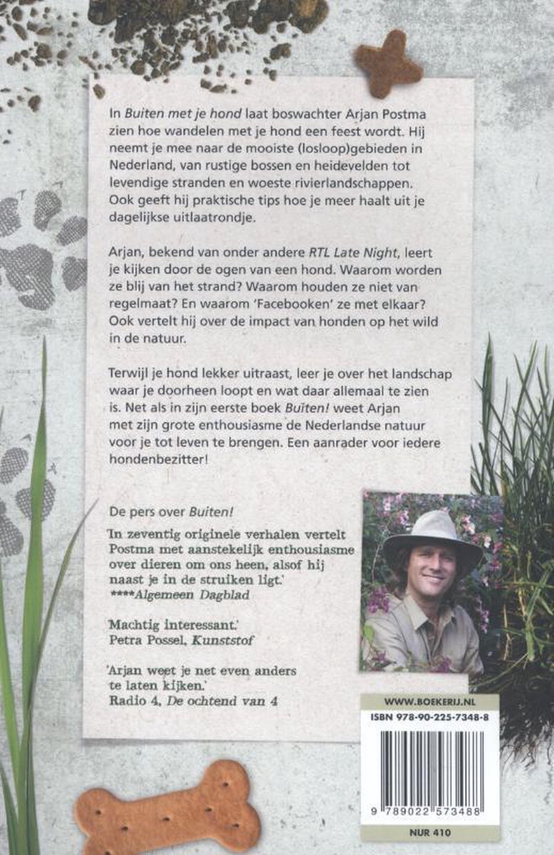 Buiten met je hond - back cover
