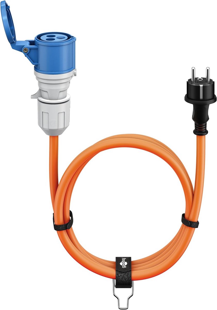 CEE Adapterkabel voor Caravan en Camping - 5 Meter - IP44