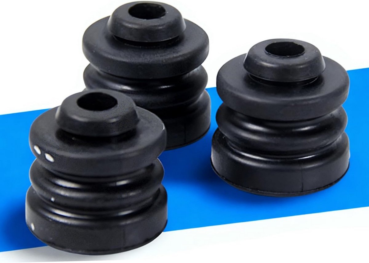 Set van 3 Rubberen Antivibratie Pads voor Airconditioner Compressoren