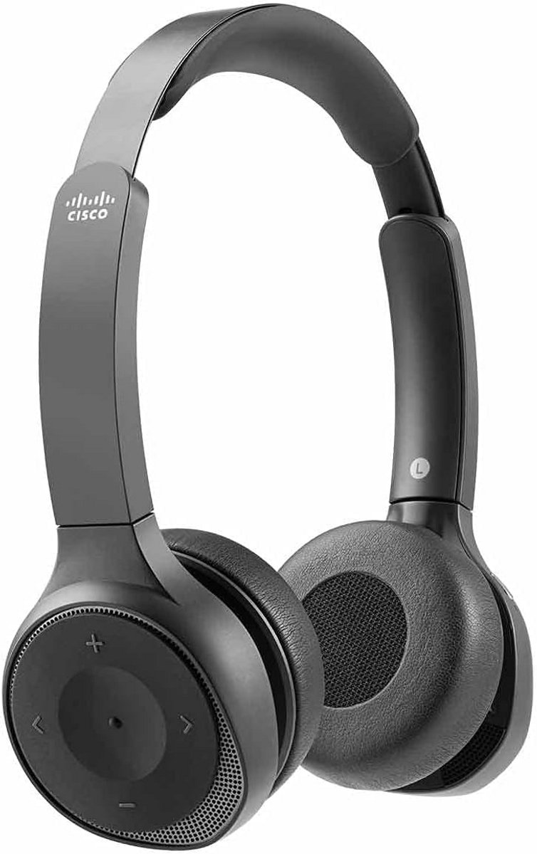 Draadloze On-Ear Bluetooth Headset met USB-A Adapter en Kabels voor Zakelijk Gebruik