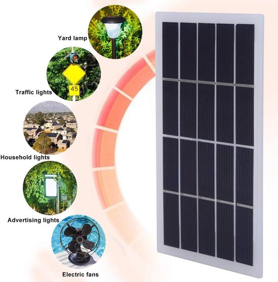 ZONADAH 2.2W 5.5V Mini-Solarpanel Kit – Ohne Kabel, Für DIY, Schule, Camping, Garten & LED-Ladung, Polykristallines Silizium