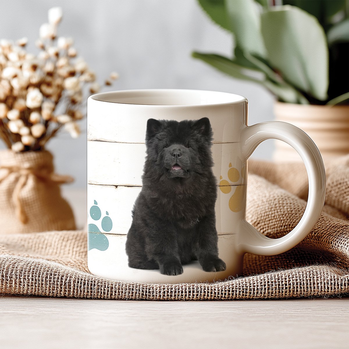 Mok - 330 ML - Hond - Chow Chow - Koffiemok - Theemok - Thee of Koffie - Koffiebeker - Koffietas Geschenk Cadeau