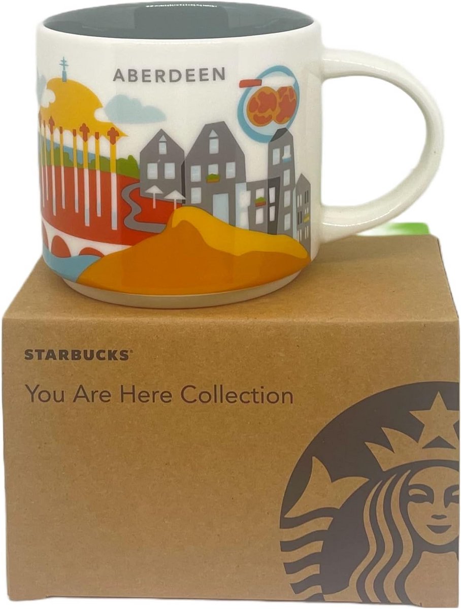 Koffiemok 'You Are Here' Collectie - Aberdeen Cadeau