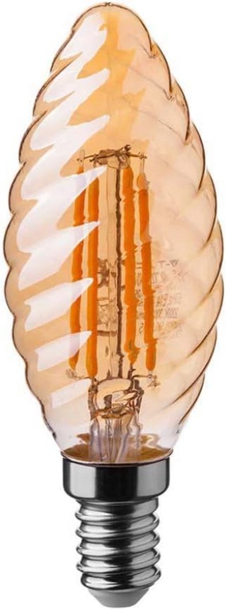 Warm Witte LED Kaarslamp Dimbare E14 Fitting 4W Vervanger