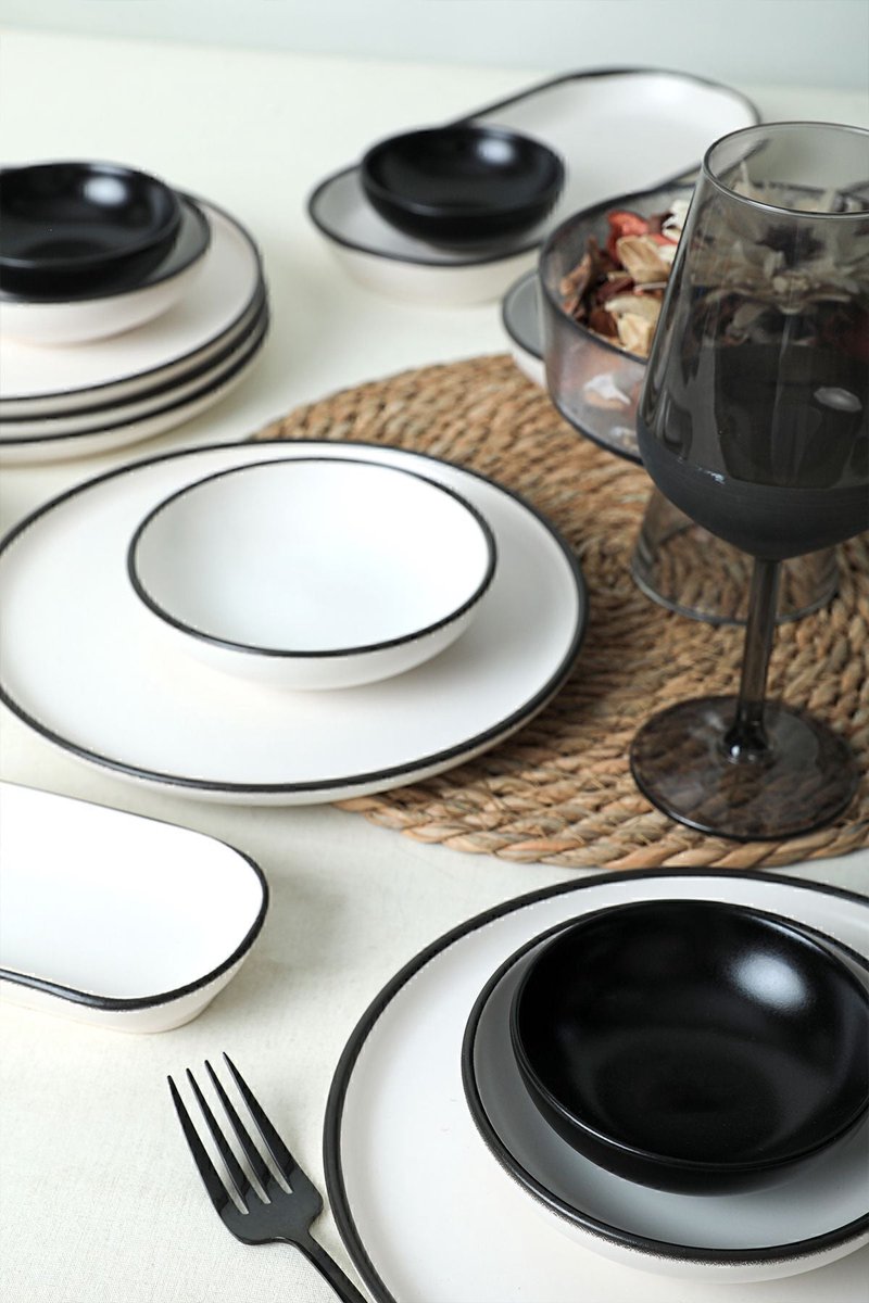 Keramika Serviesset - Keraart Simply - 18 delig - 6 persoons - Stoneware