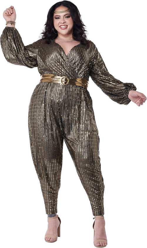 Boland - Dansende Koningin kostuum voor dames, 3-delig, verkleedkostuum voor themafeesten, Halloween of carnaval, zangeres, superster Boland - Dansende Koningin kostuum voor dames, 3-delig, verkleedkostuum voor themafeesten, Halloween of carnaval, zangeres, superster