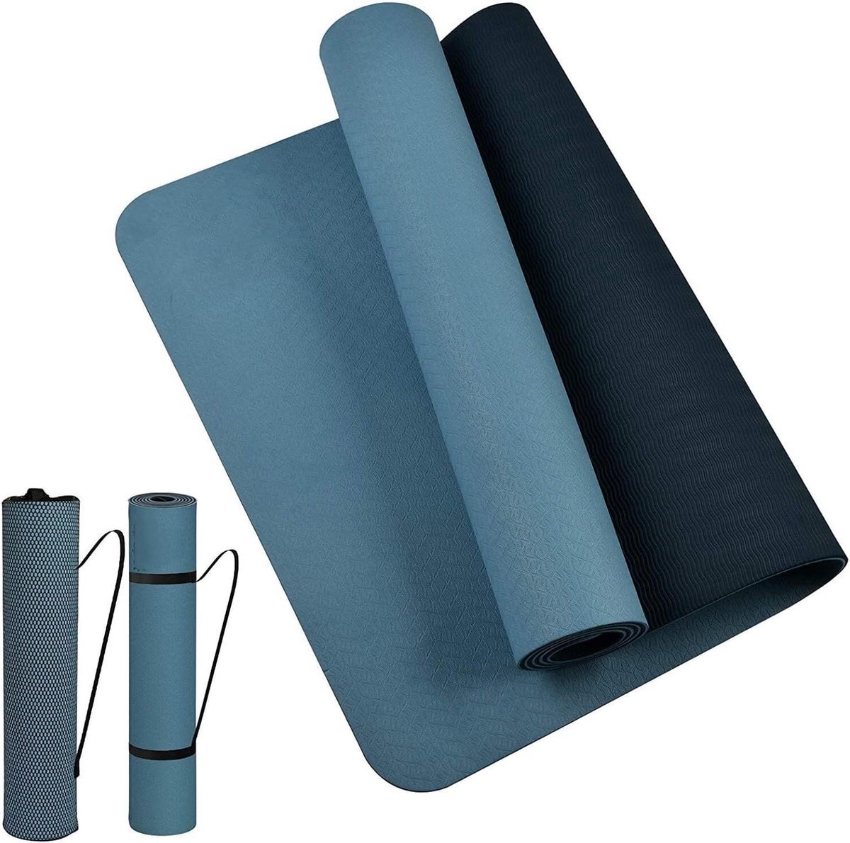 Stunq® Premium Milieuvriendelijke Fitnessmat met Hoge Dichtheid en Antislip Dubbelzijdig Ontwerp