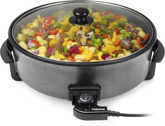 Alpina Hapjespan - Elektrisch - met Thermostaat - XXL 42cm - 1500W