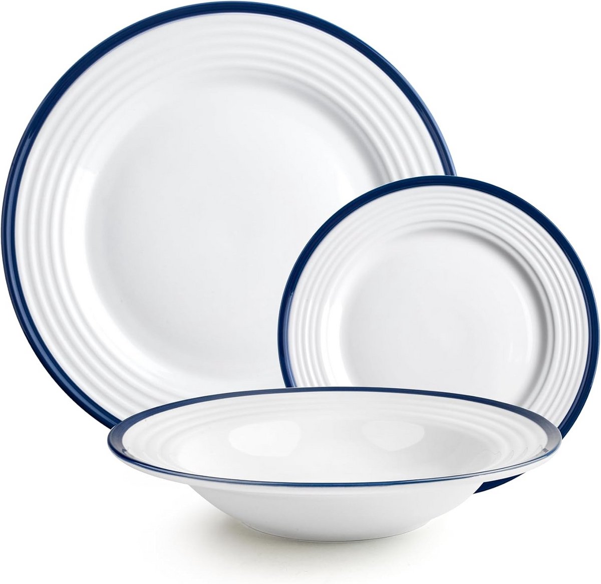 12-delig Porseleinen Servies voor 4 Personen