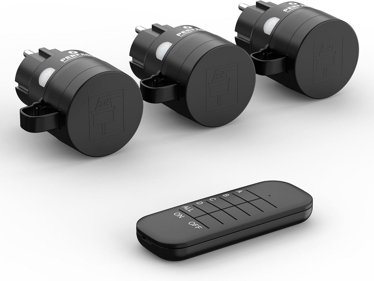 Draadloze Buiten Stopcontacten met Afstandsbediening voor Tuin en Huis, IP44