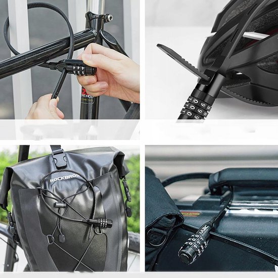 Zwaargewicht fietsslot met ketting ROCKBROS