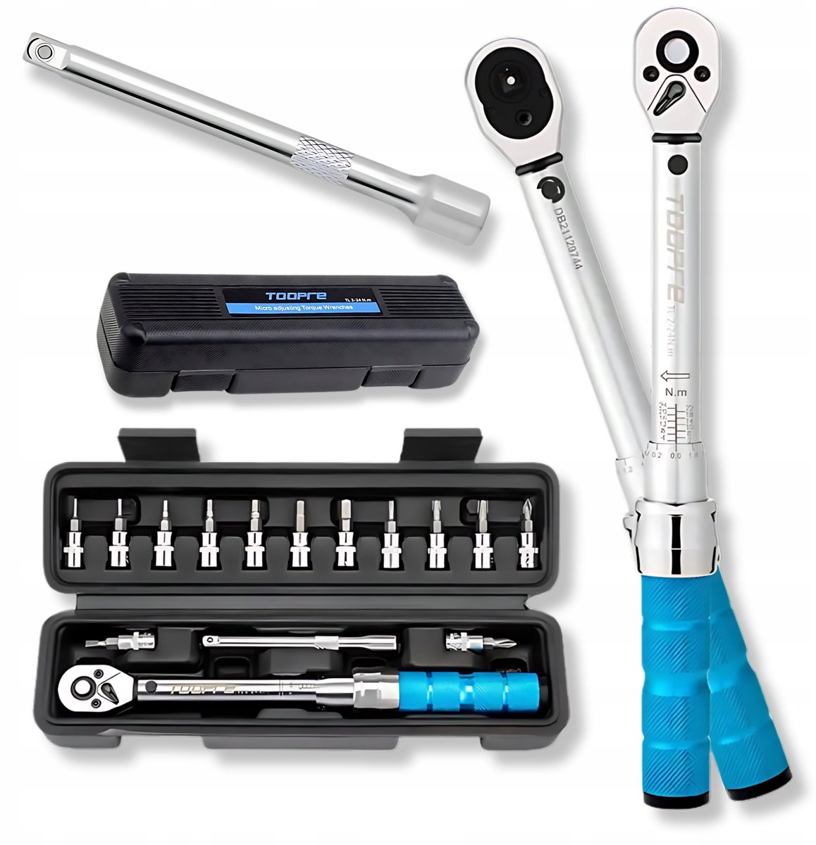 Toopre Momentsleutel 2-24Nm Fiets Gereedschap Set met Bits