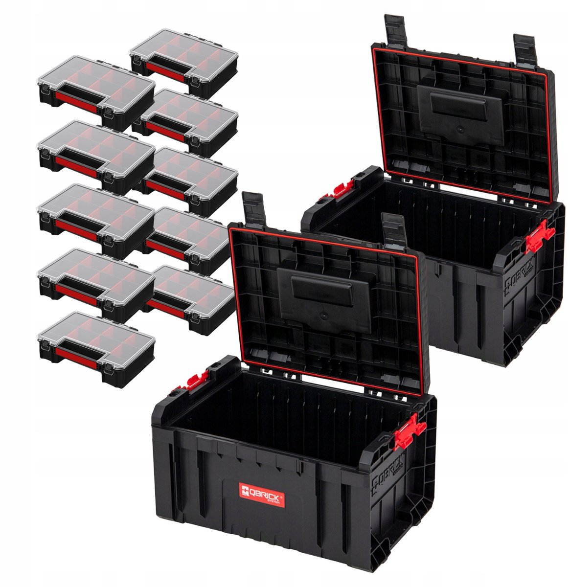 Qbrick Systeem PRO+TWO Toolbox 2.0 & 5x Organizer Multi