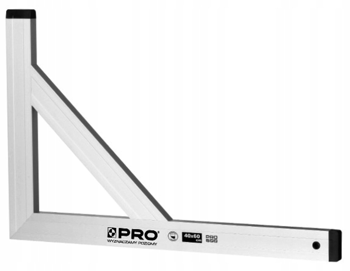 PRO Hoekliniaal 40x60cm Geanodiseerd met Versteviging - PRO-KA064