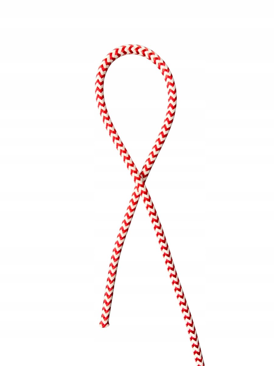 Lanex Zephyr Plus Zeil Lijn Wit/Rood 10mm - Hoge Kwaliteit