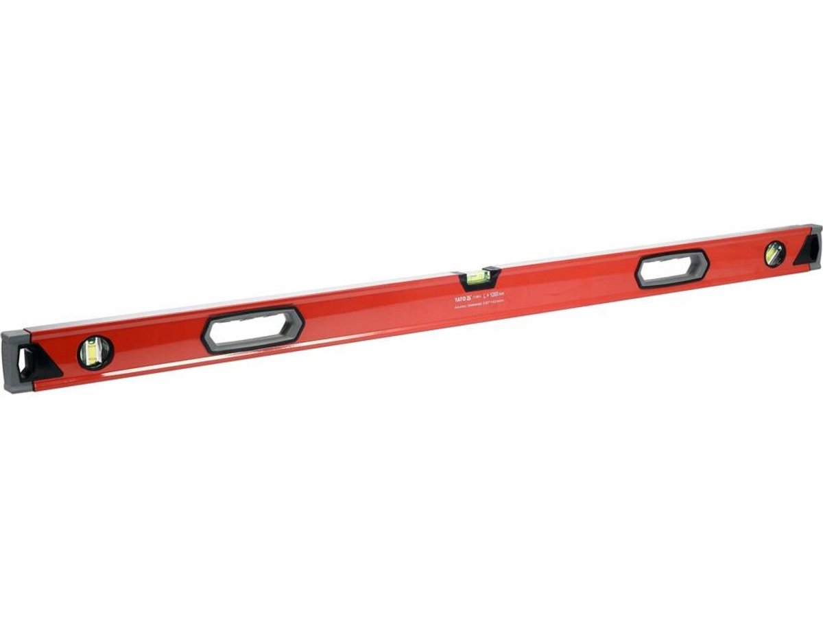 Yato Aluminium Waterpas 120 cm met 3 Libellen