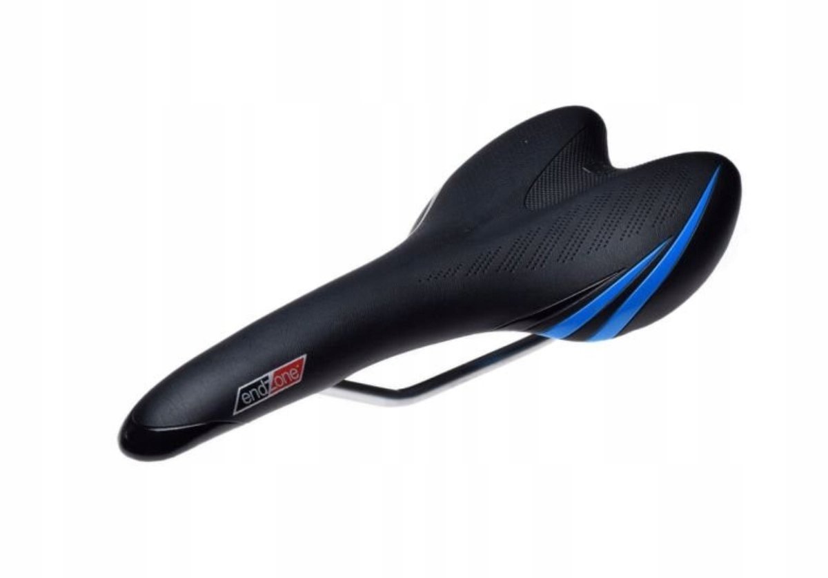 Endzone Gel Zadel 132mm MTB Race Zwart