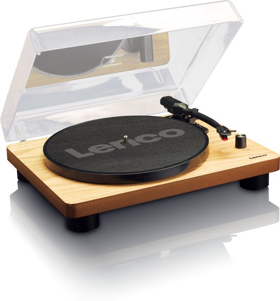 Lenco Platenspeler - Ingebouwde Speakers - Auto-stop - USB encoding - LS-50WD - Hout — afbeelding 2