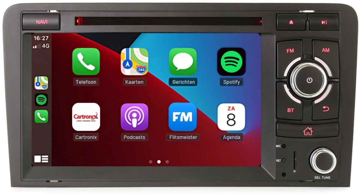 Audi A3 S3 RS3 Autoradio | 2007 t/m 2014 | Carplay | Davilon