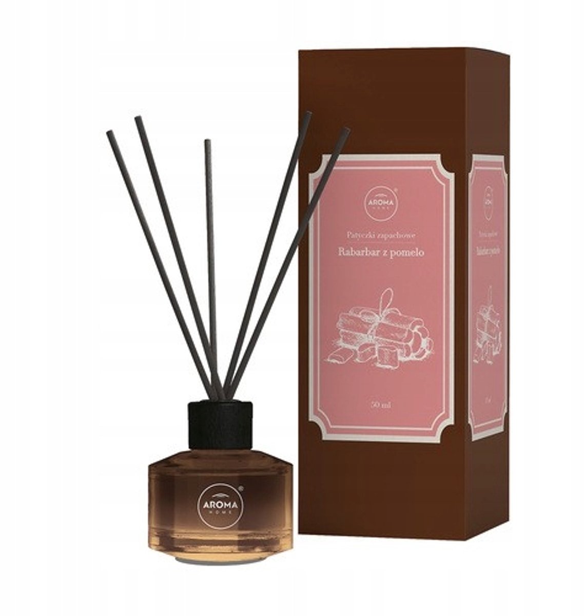 Aroma Home Rabarber & Pomelo Geurverspreider met Stokjes - 100ml